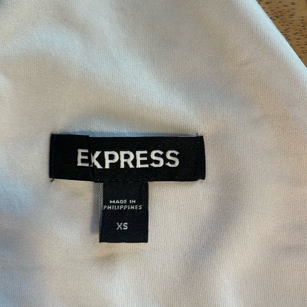 Express Satin Racerback Cowl Neck Cami - Picture 4 of 10